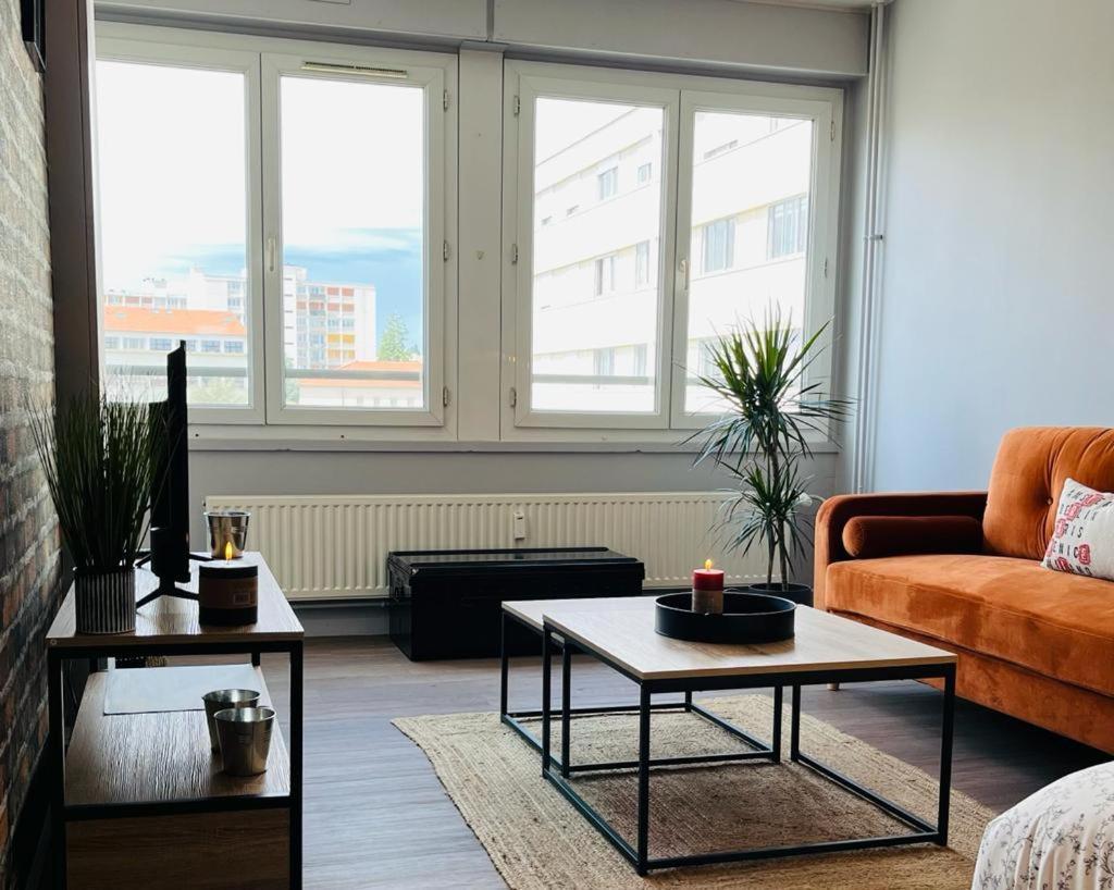 Espace 500 - Cosy, Wifi & Vue Sur La Ville Saint-Etienne  Eksteriør bilde